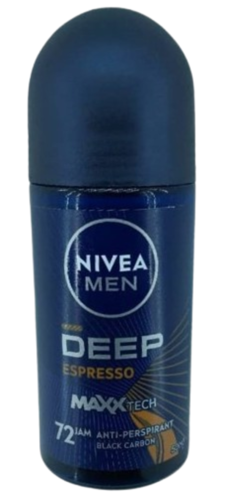 Nivea Men Deep Esprosso MAXX Tech 72h Rollon 50ml