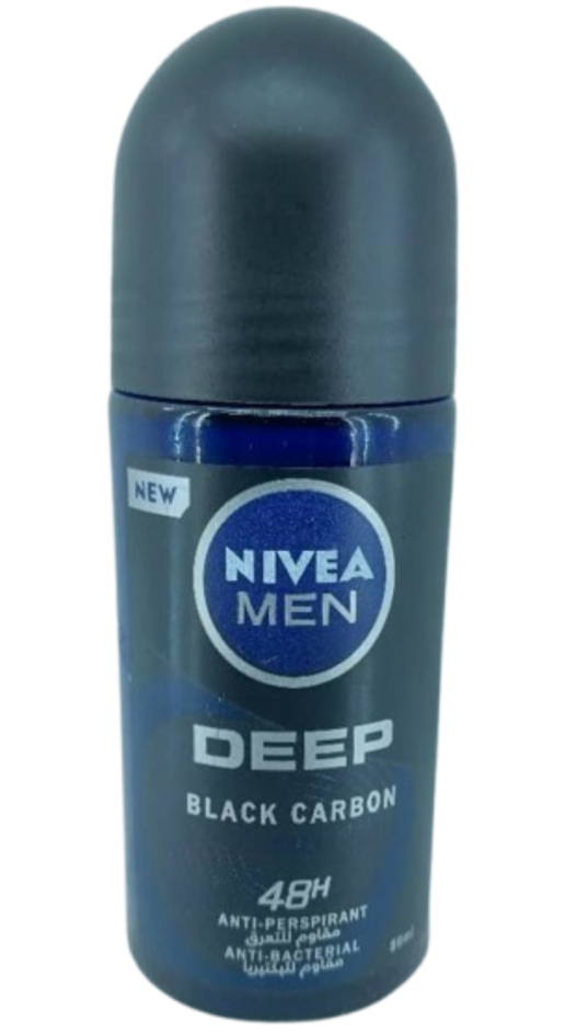 Nivea Men Deep Black Carbon 48h Rollon 50ml