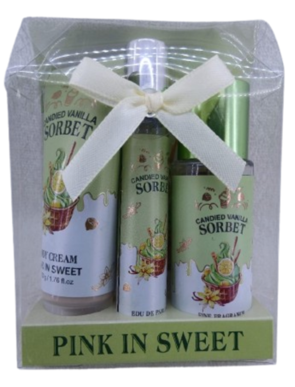 PINK IN SWEET Coconut Latte Coffee 3in1(Fragrance Lotion 50g,Eau de Parfum 20..