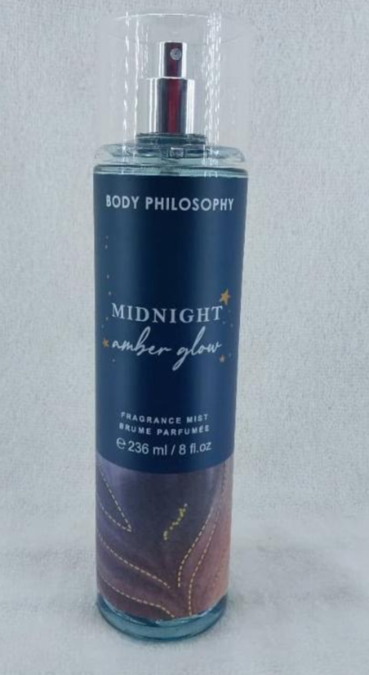 Body Philosophy MIDNIGHT amber glow Fragrance Mist 236ml