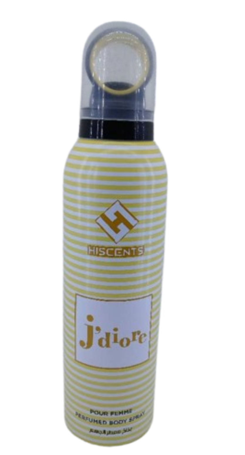 HISCENTS j'diore Perfumed Body Spray 200ml