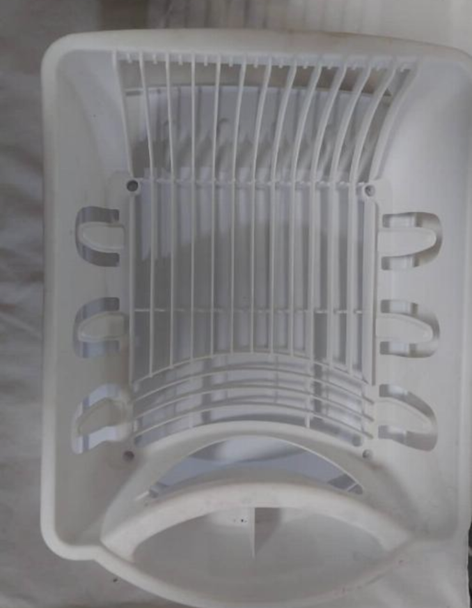 White Drainer Rack With Try
