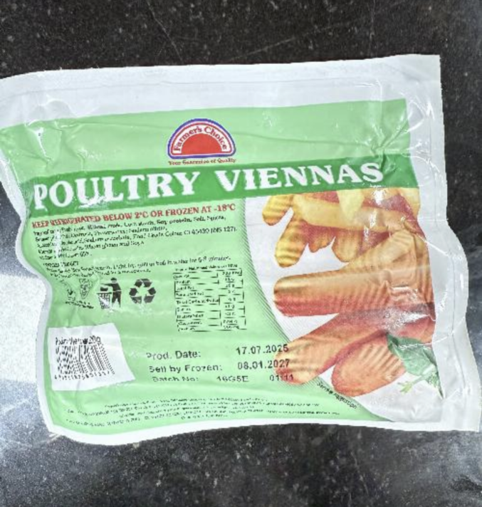 Poultry Viennas 500g