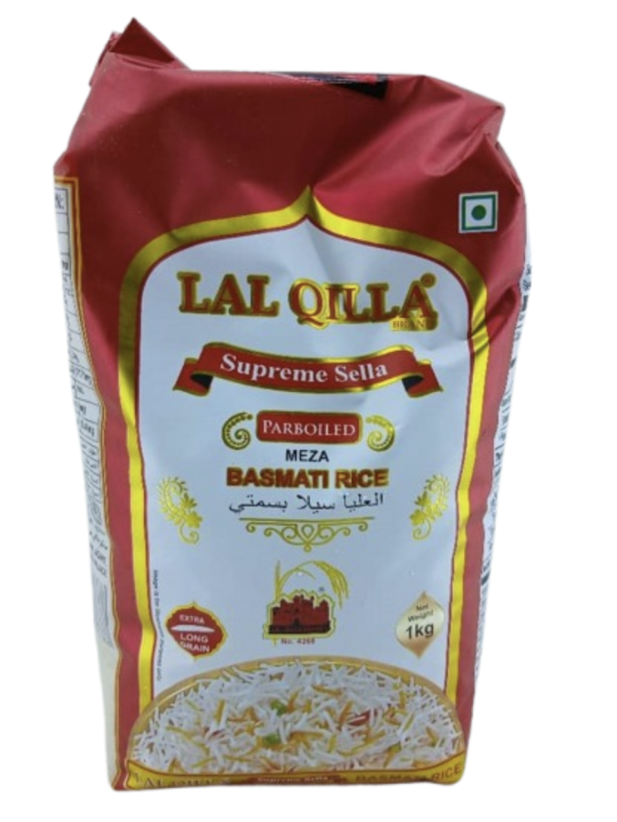 LAL QILLA Supreme Sella Parboiled Meza Basmati rice red 5kg