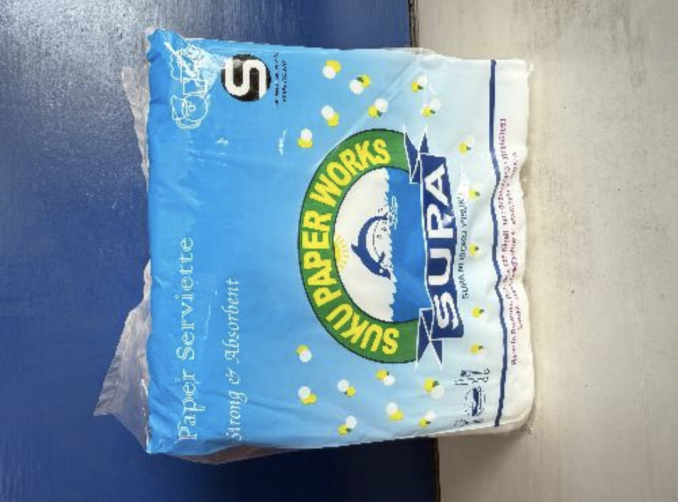 Supa Paper Serviettes 100 pieces