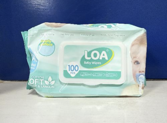 Loa Baby Wipes 100pcs