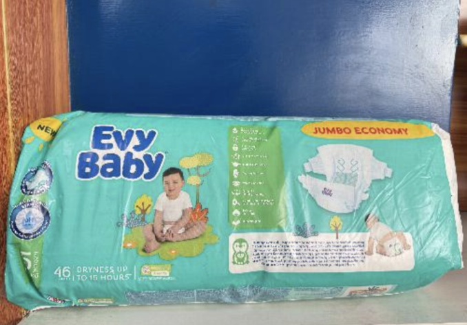 Evy Baby Diapers 46 pieces, 5 (11-25kgs)