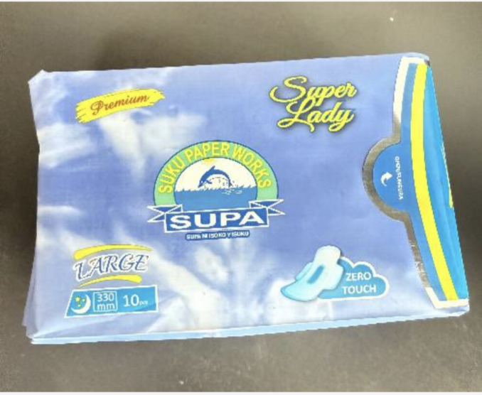 supa sanitary pads
330mm 10pieces