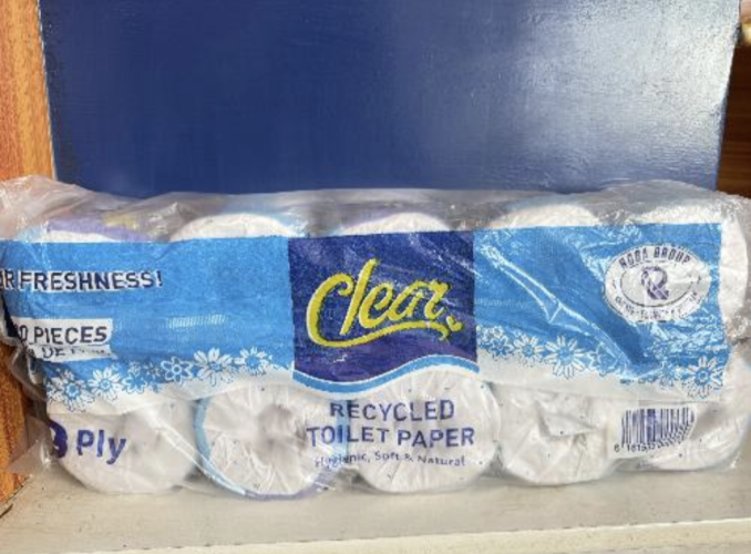 Clear Toilet Paper 10 pieces