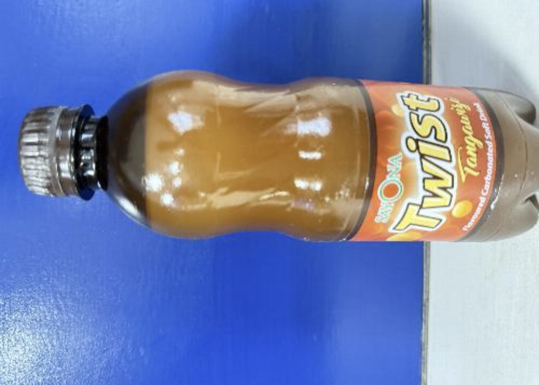 Sayona Twist Tangawize
Carbonated flavored soft drinks