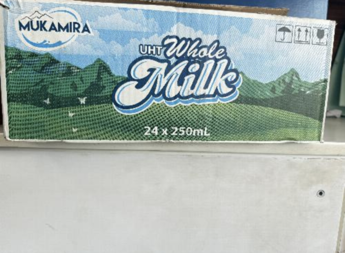 Mukamira Plain Milk Carton 250ml 24pcs