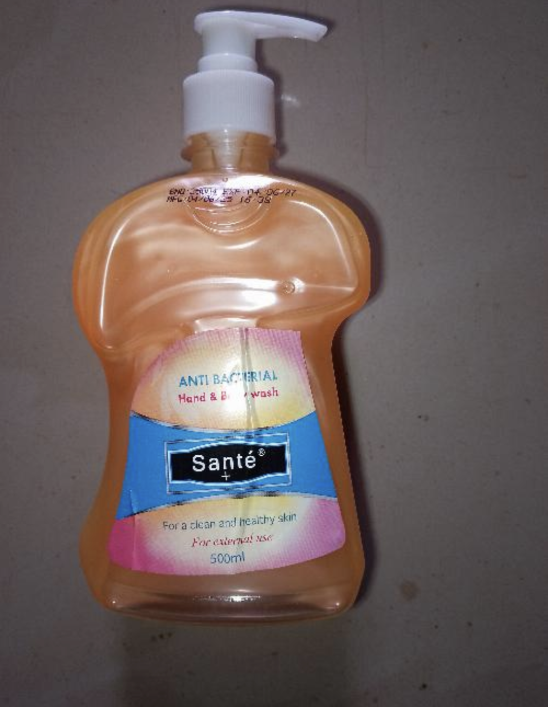 Sante liquid soap 500ml
Anti Bacterial hand and Body wash