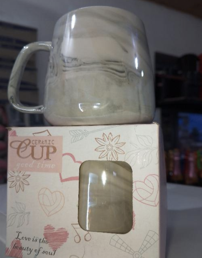 Ceramic Tea cup (Mable 6Pcs)