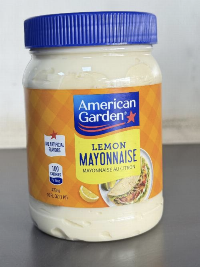 American Garden Lemon Mayonnaise Lemon Mayonnaise 473ml