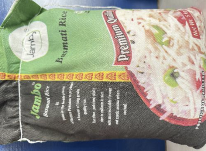 Jambo Basmati rice 5kgs Premium Quality