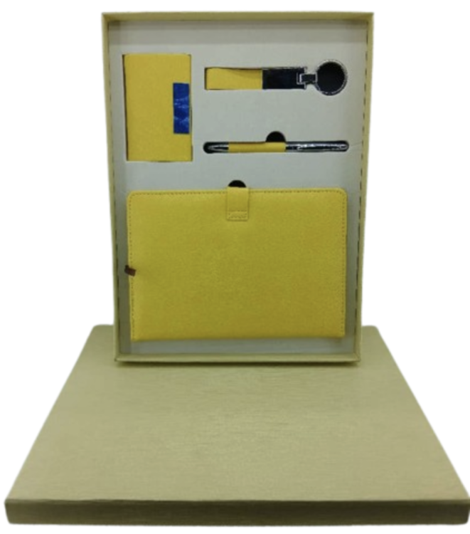 Package of Notebook, Cards holder,A pen and Key holder