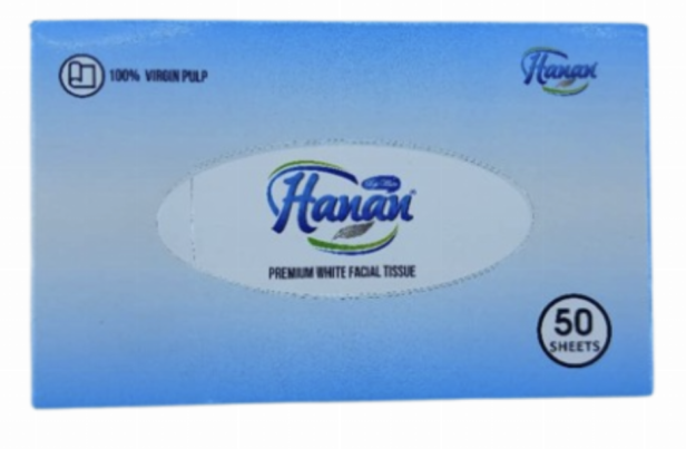 Hanan Premium White Facial Tissue 50Sheets