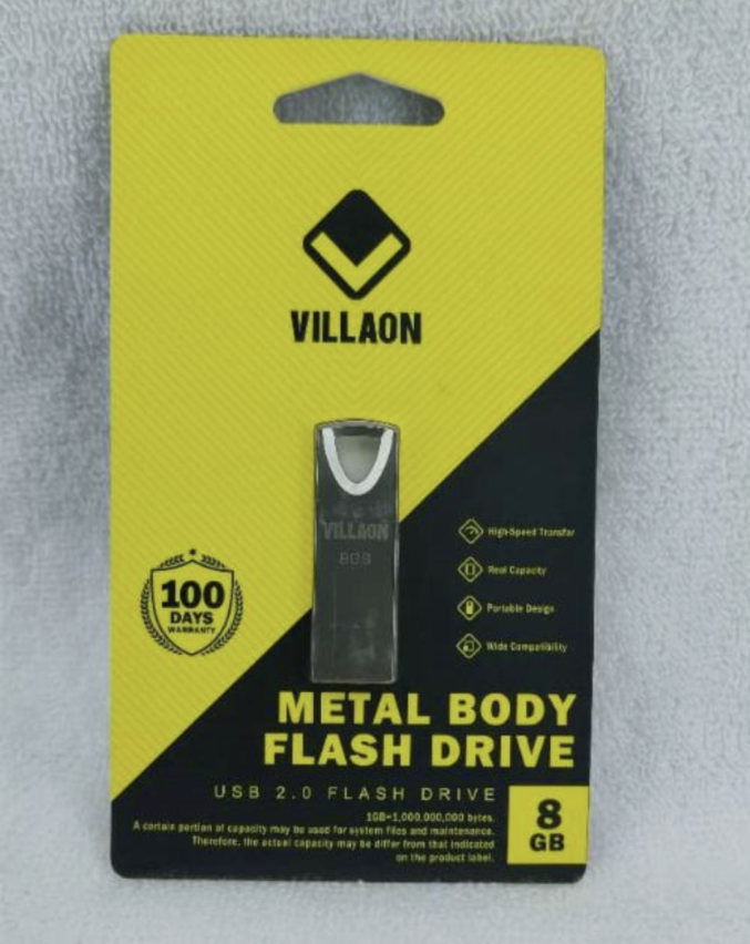Villaon Metal body Flash Drive 8GB