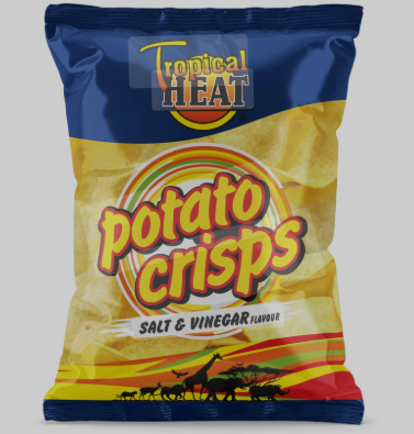 TROP/HEAT POTATO CRISPS SALTED 100G