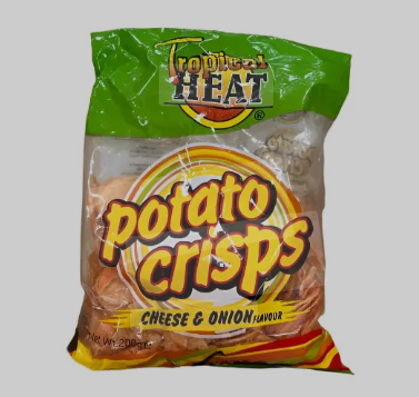TROPICAL/HEAT POTATO CRISPS SALT N VINEGAR 400G
