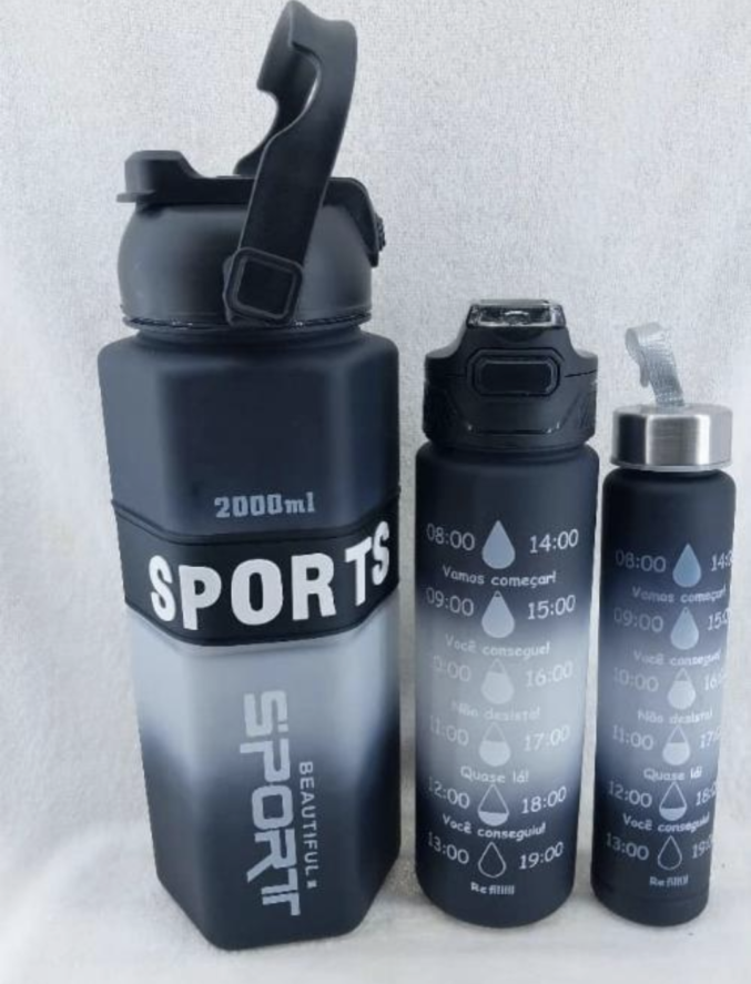 Sports Beautiful 3in1 Botle 2000ml there 3pcs of bottles in one bottle