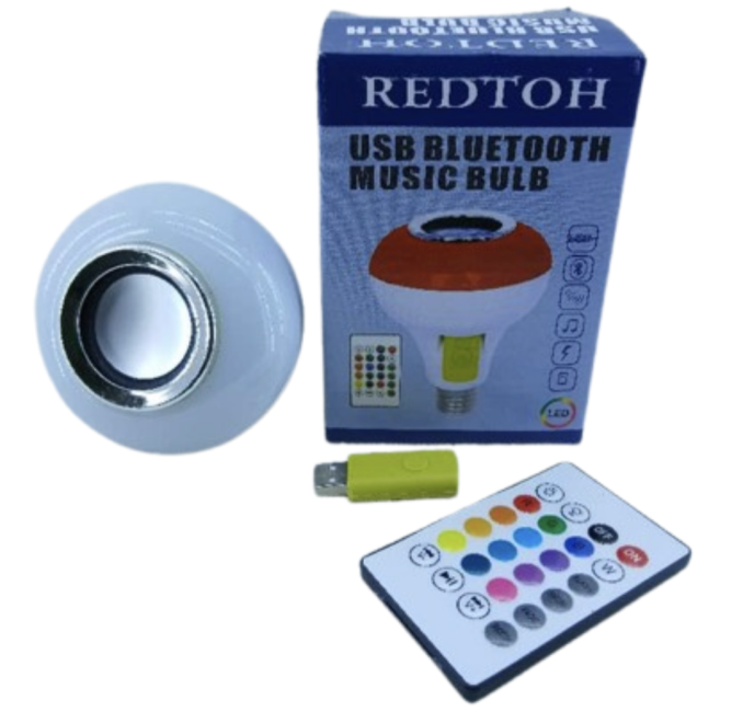 REDTOH USB Bluetooth Music Bulb
