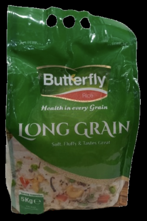 Butterfly Rice Long Grain 5kgrs