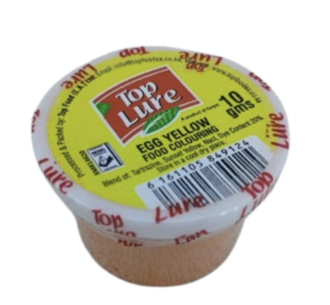 Top Lure Egg Yellow Food Colouring 10gr