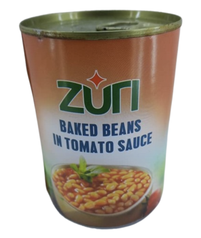 Zuri baked beans in tomato sauce 400gr Haricots au lait en sauce tomate