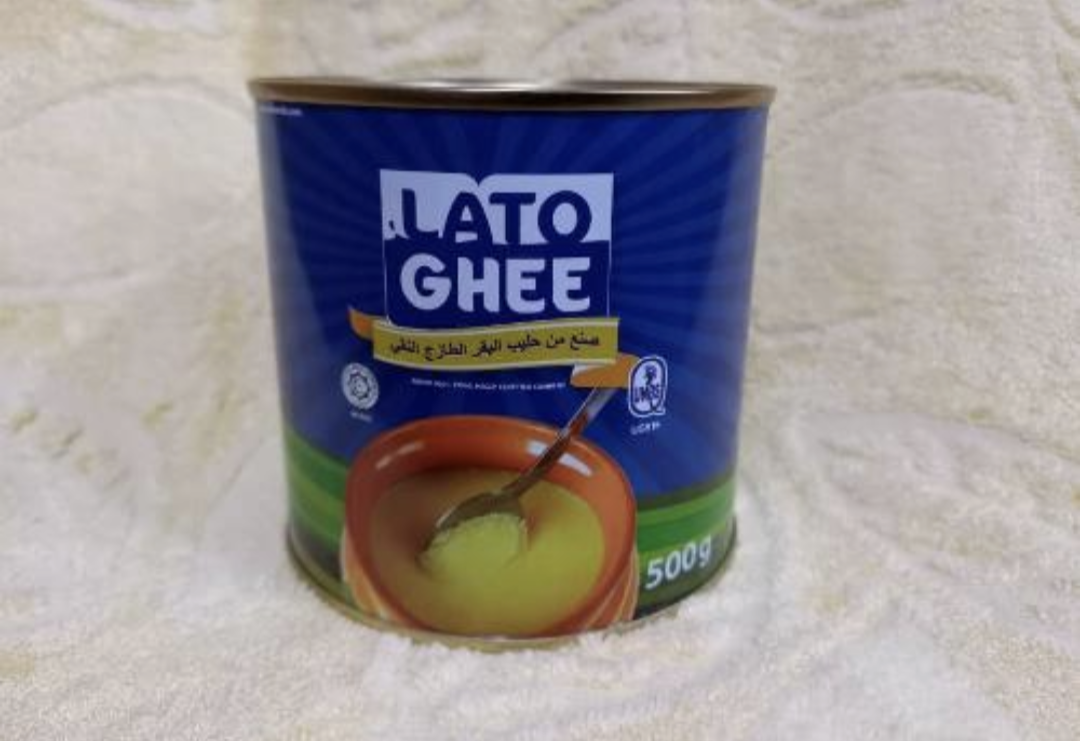 LATO GHEE 500gr
Made from pure and fresh cow milk