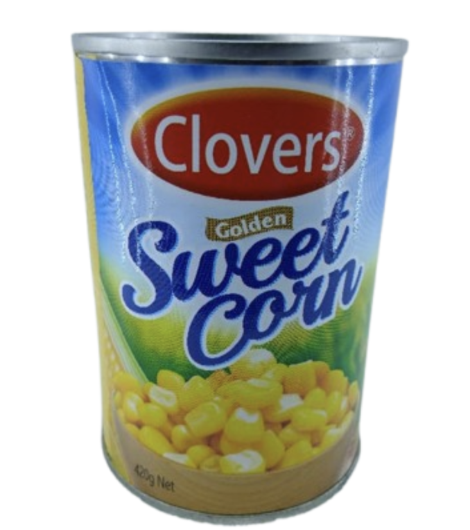 Clovers Golden Sweet Corn 420g Net