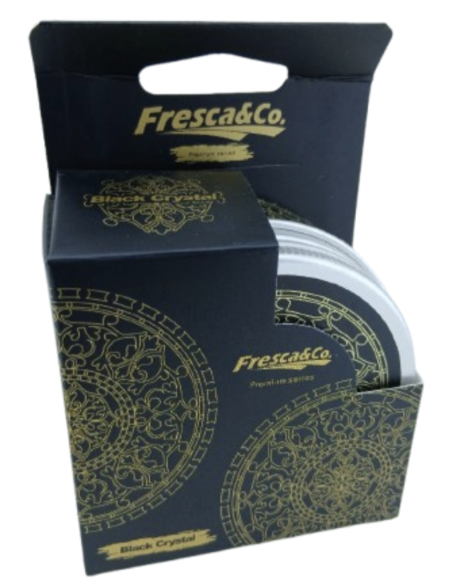 Fresca&Co. Black Crystal Organic Can Air Freshener Net: 42gr