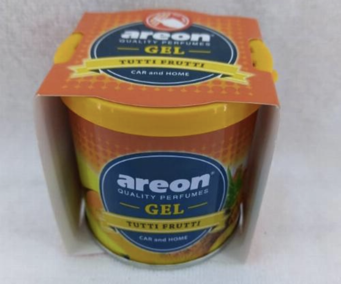 areon Quality Perfumes Gel Tutti Frutti Car and Home 80gr