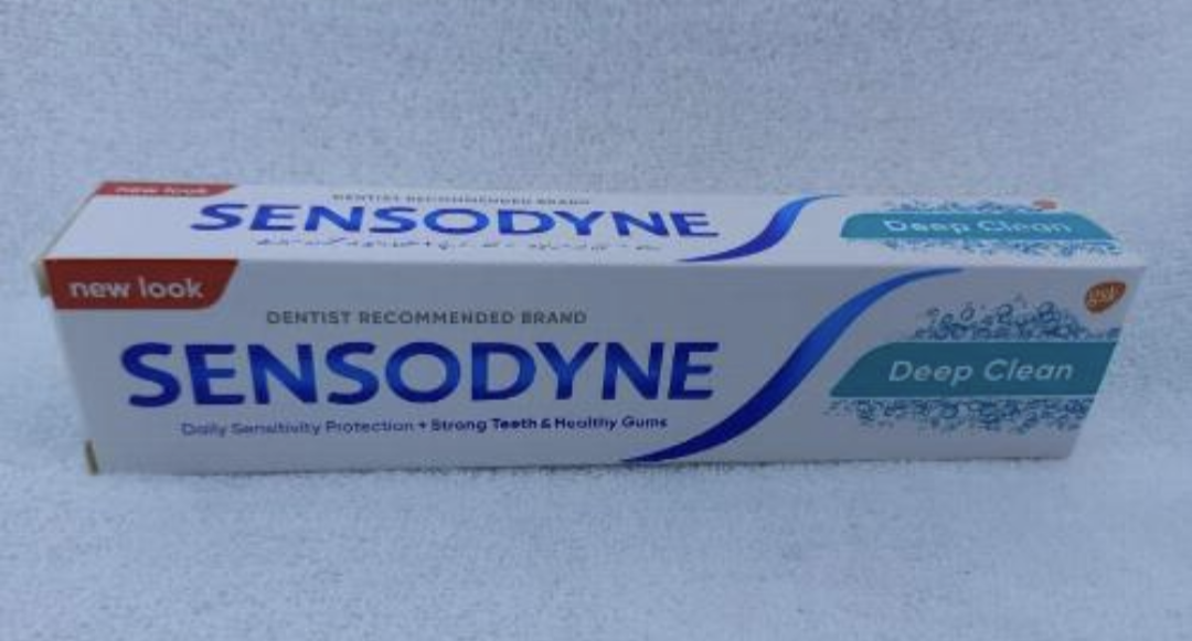 Sensodyne deep clean 100g
Dentist recommended brand