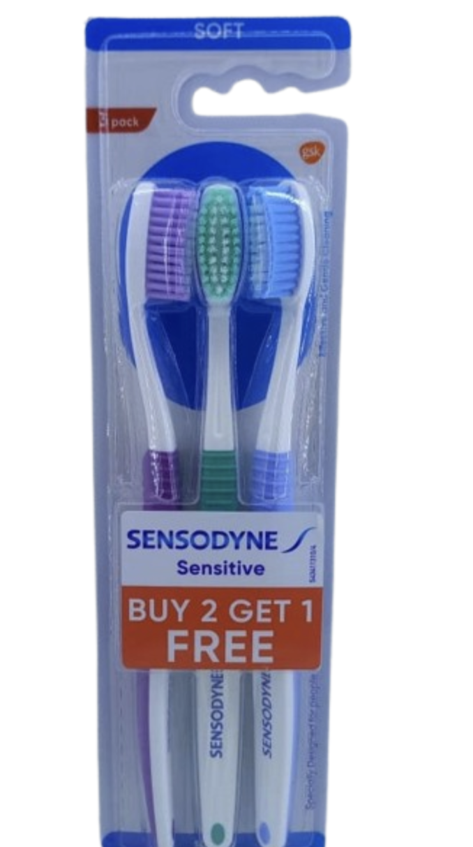 Sensodyne Sensitive Soft Tooth brush 3pcs
