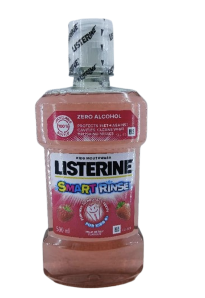 Listerine Smart Rinse Mild Berry Flavour 500 ml