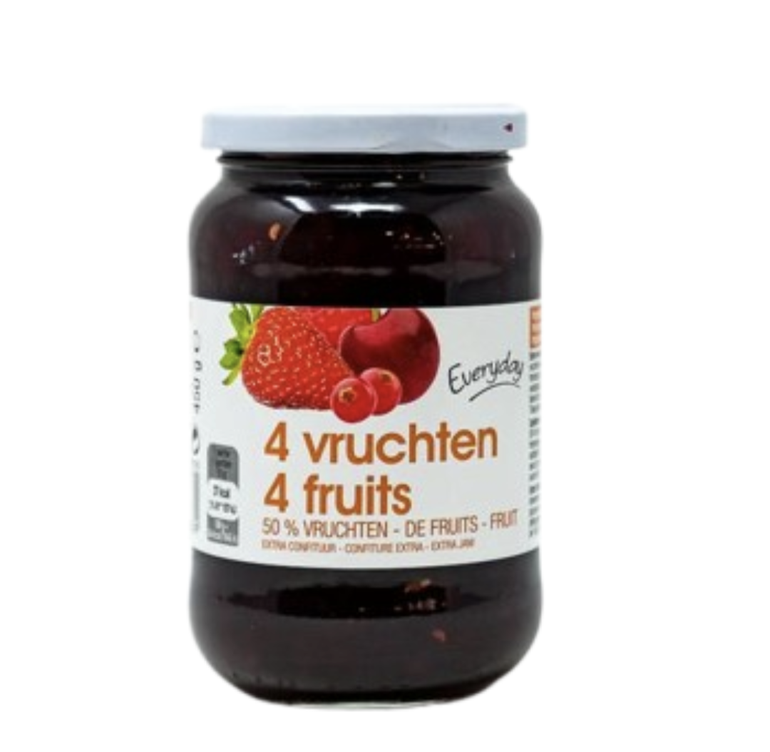 Everyday 4fruits jam 450gr 
Confiture extra jam