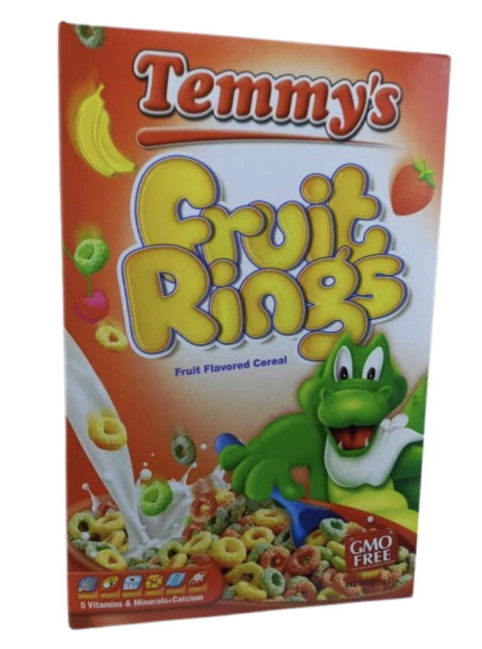 Temmy's Fruit Rings Flavored Cereal 375grs