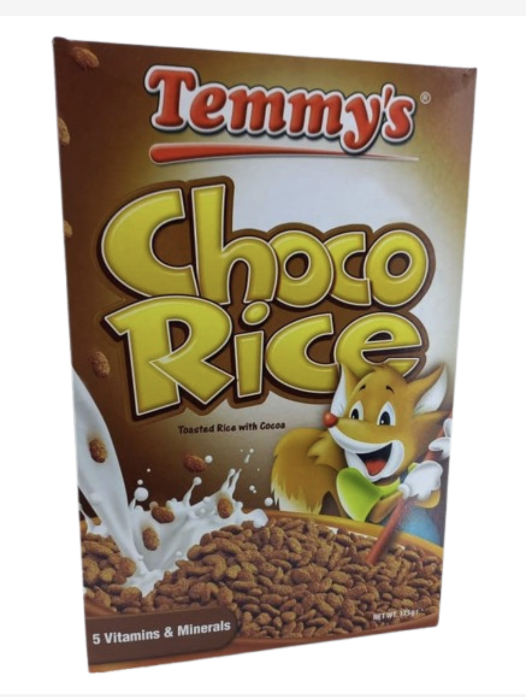 Temmy's Natural Ingredients CHOCO RICE Toasted Rice with Cocoa 375grs