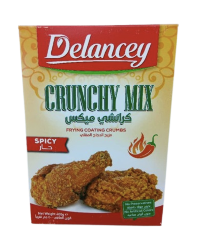 Delancey Crunchy Mix Frying Coating Crumbs Spicy 400gr e