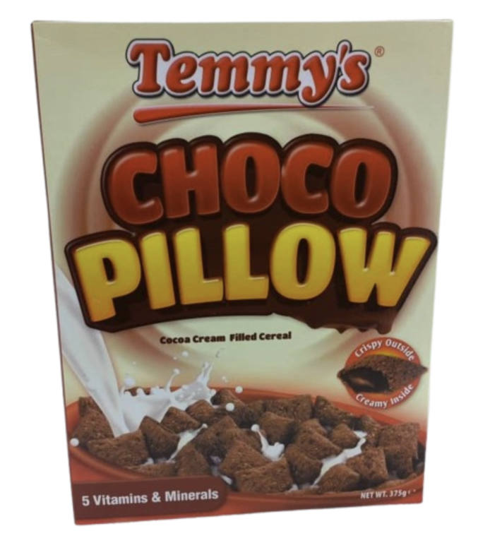 Temmy's CHOCO PILLOW cocoa cream filled cereal 350gr