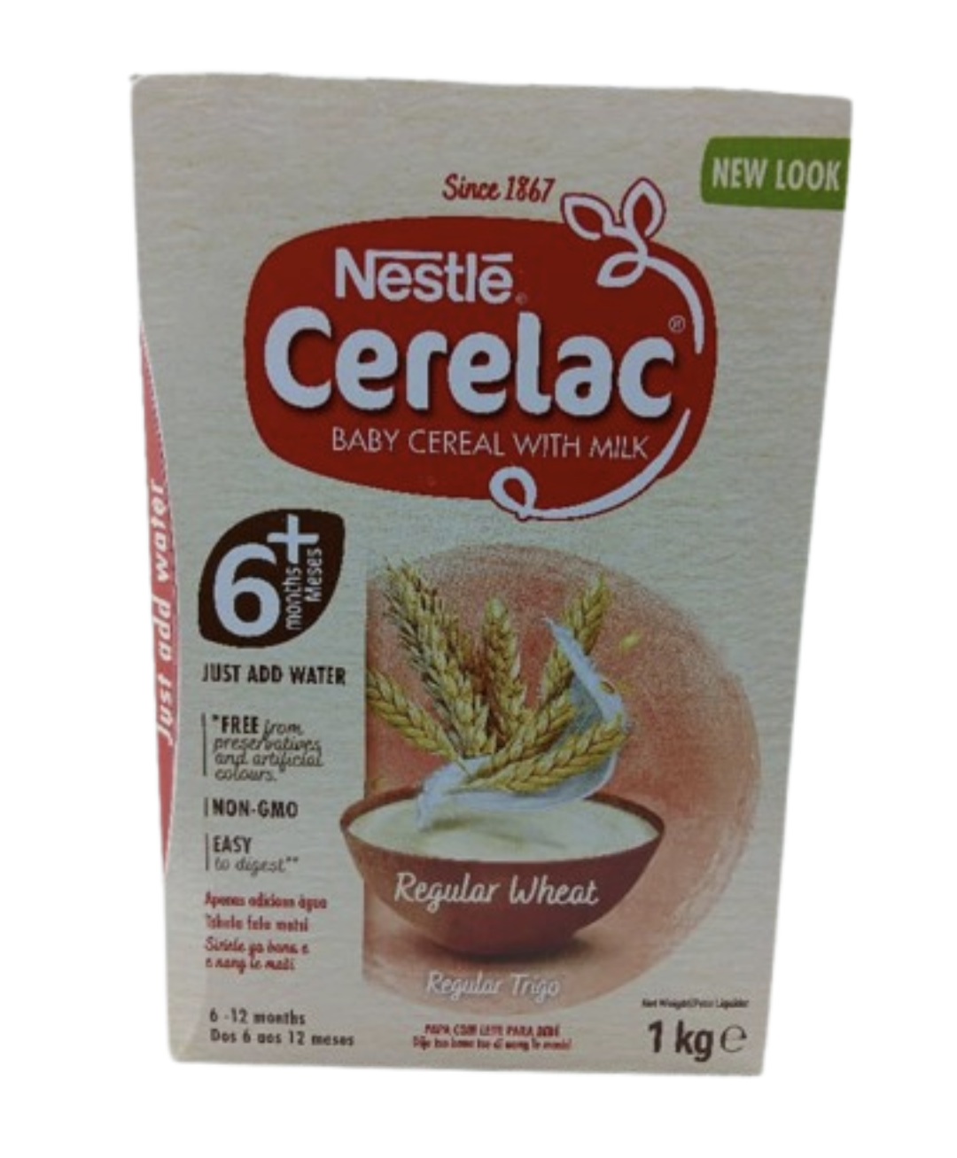 Nestle Cerelac Baby Cereal with Milk Regular Wheat (6 12 months) 6+Months 1kg