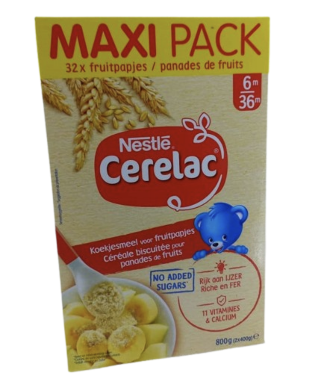 MAXI PACK NESTLE Cerelac 6-36M 800gr