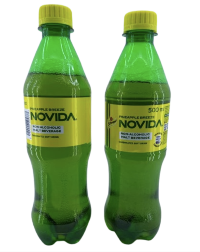 NOVIDA Pineapple Breeze NON-Alcoholic Malt Beverage 50Oml