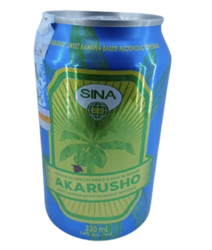 AKARUSHO Sweet Banana Based Alcohol Beverage 330ml 14% Alc./vol. BEER