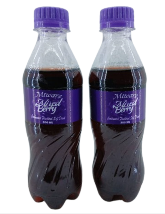 Mtware Mixed Berry Carbonated Flavoured Soft Drink 300ml