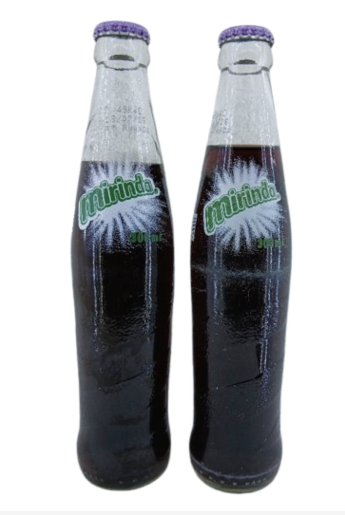 Mirinda fruity 300ml in glass container 24pcs with Crate