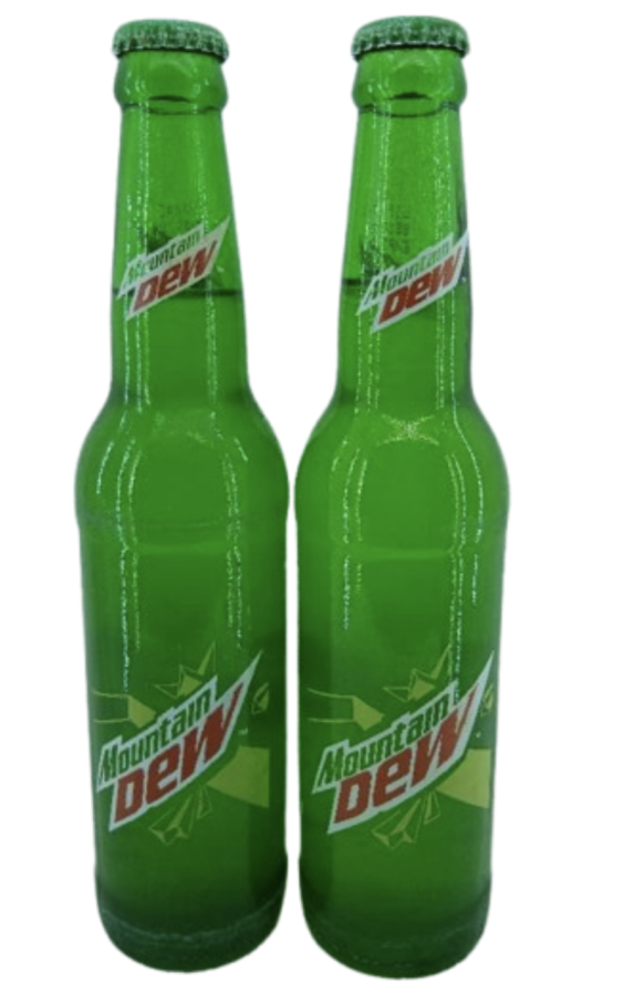 Mountain Dew Citrus Blast Flavoured Carbonated Soft Drink 300ml in glass contai..