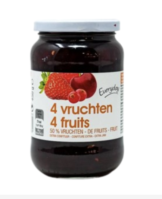 Everyday 4fruits jam 450gr Confiture extra jam