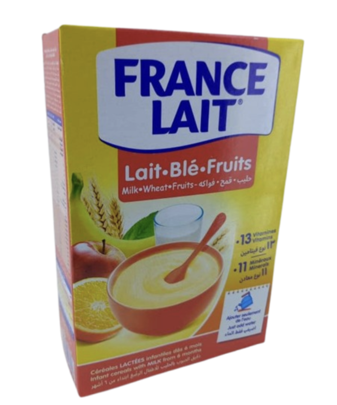 France Lait (Milk-Wheat-Fruits) From 6months 250gr